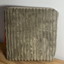Petite pochette en coton certifié Oeko-Tex et lin – 18x18cm 