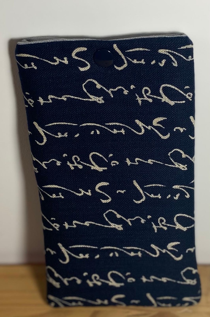 Étuis en tissu coton pour téléphone ou lunettes -10x20cm