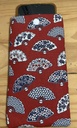 Étuis en tissu coton pour téléphone ou lunettes -10x20cm