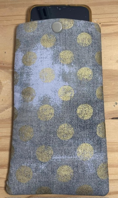 Étuis en tissu coton pour téléphone ou lunettes -10x20cm