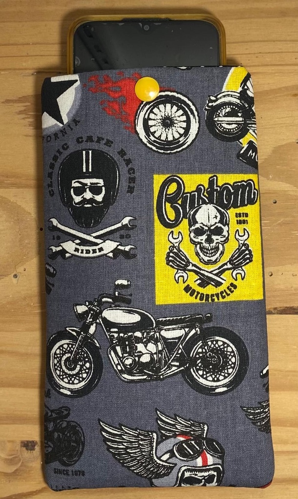 Étuis en tissu coton pour téléphone ou lunettes -10x20cm