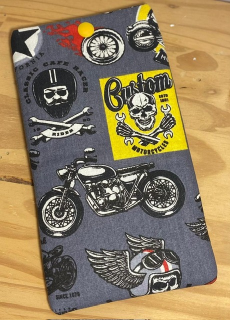 Étuis en tissu coton pour téléphone ou lunettes -10x20cm