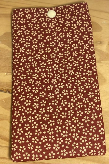 Étuis en tissu coton pour téléphone ou lunettes -10x20cm