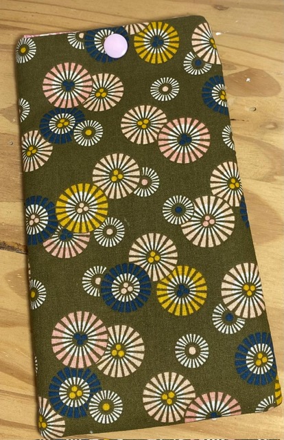Étuis en tissu coton pour téléphone ou lunettes -10x20cm