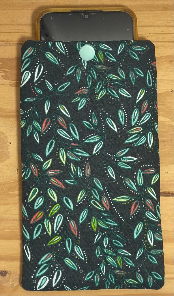 Étuis en tissu coton pour téléphone ou lunettes -10x20cm