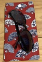Étuis en tissu coton pour téléphone ou lunettes -10x20cm