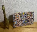 Petite pochette 18 cm avec fermeture pression