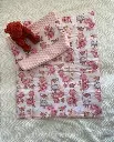 Tapis à langer nomade avec pochette chevreuils 