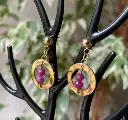 Boucles d’oreilles puces en acier inoxydable avec cercle doré ou argenté: