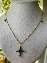 Croix pendentifs et chaîne acier inoxydable: