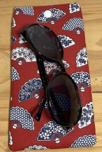 Étuis en tissu coton pour téléphone ou lunettes -10x20cm