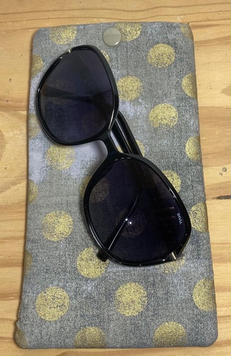 Étuis en tissu coton pour téléphone ou lunettes -10x20cm