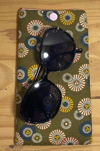 Étuis en tissu coton pour téléphone ou lunettes -10x20cm