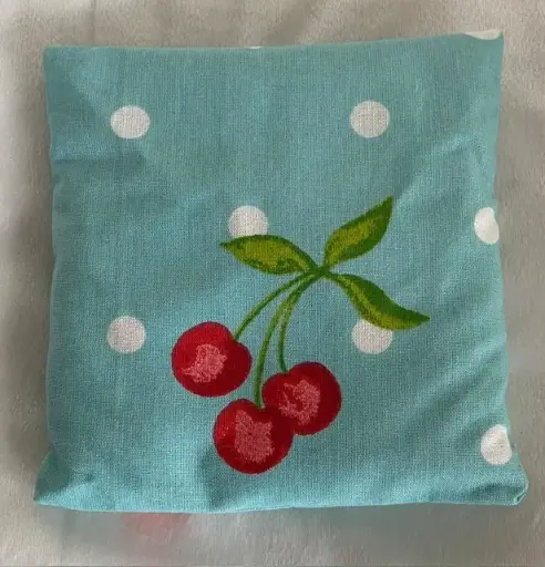 Bouillotte déhoussable avec graines de lin bio - 13x13 cm