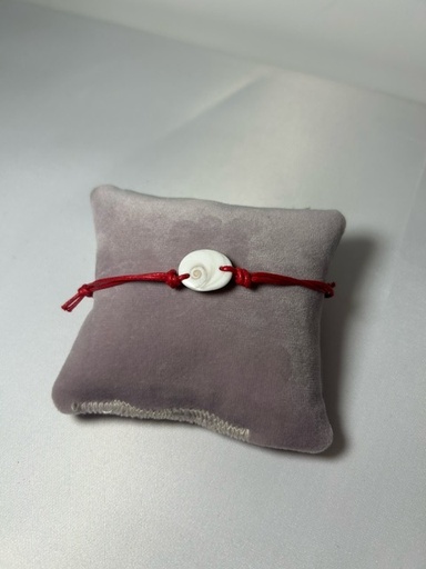 Bracelet cordon réglable avec œil de Sainte Lucie